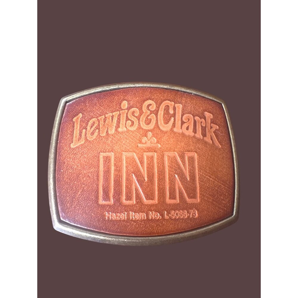 Vintage Lewis & Clark Inn Belt‎ Buckle